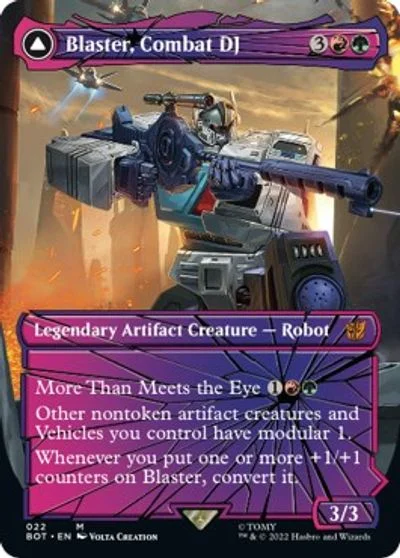 Blaster, Combat DJ [Foil] #22