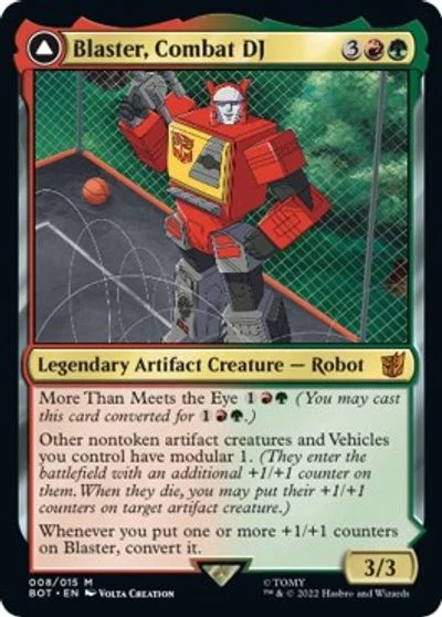 Blaster, Combat DJ [Foil] #8