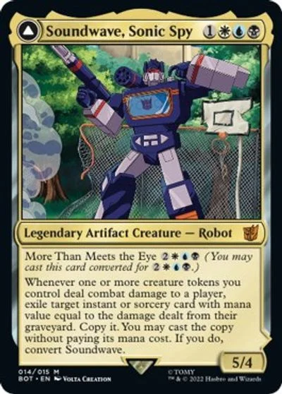 Soundwave, Sonic Spy [Foil] #14