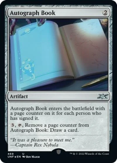 Autograph Book [Galaxy Foil] #469