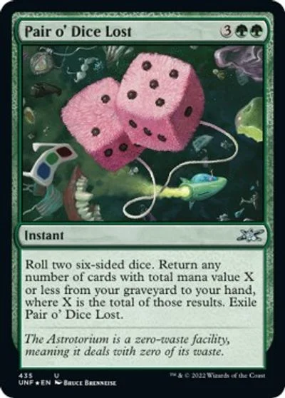 Pair o' Dice Lost [Galaxy Foil] #435