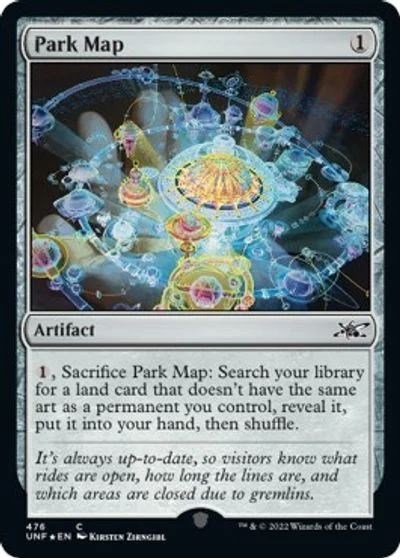 Park Map [Galaxy Foil] #476
