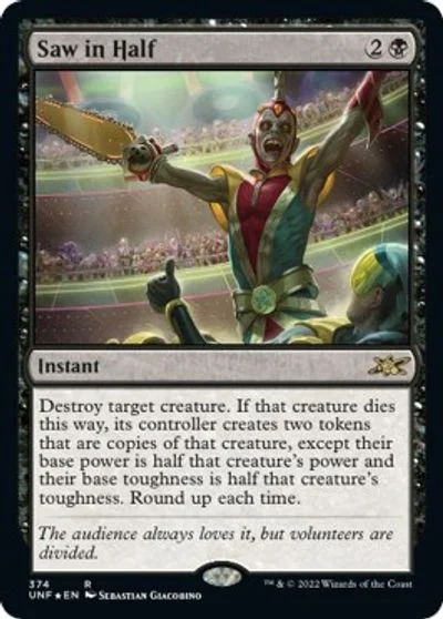 Saw in Half [Galaxy Foil] #374