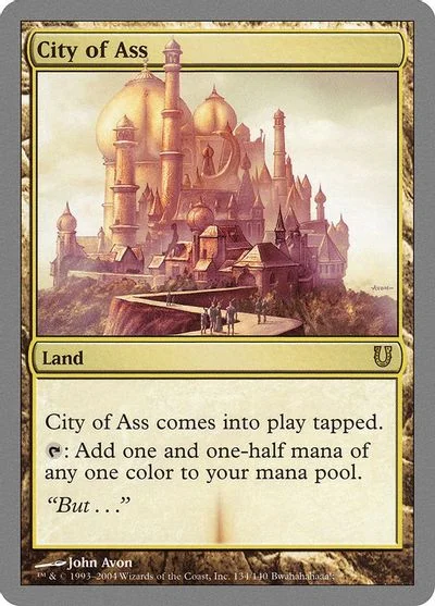 City of Ass [Foil] #134