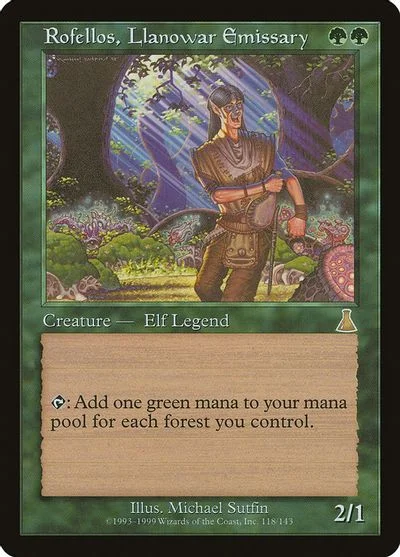 Rofellos, Llanowar Emissary [Foil] #118