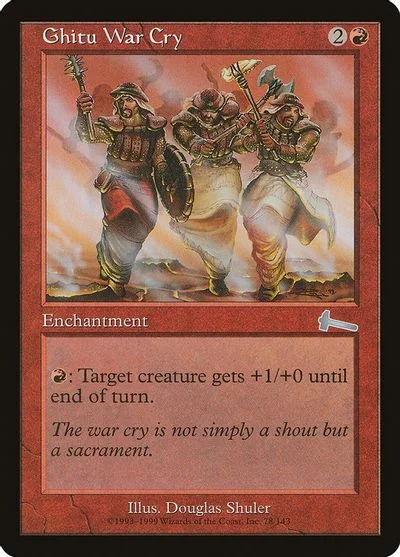 Ghitu War Cry [Foil]