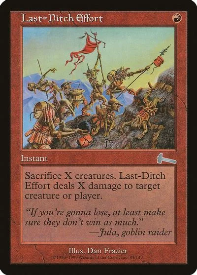 Last-Ditch Effort [Foil]