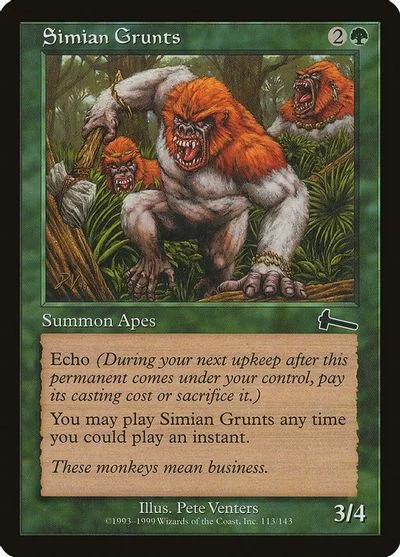Simian Grunts [Foil]