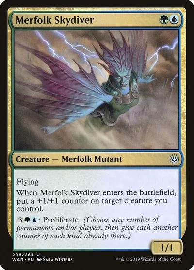Merfolk Skydiver [Foil]