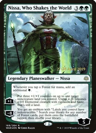 Nissa, Who Shakes The World [Prerelease] #169