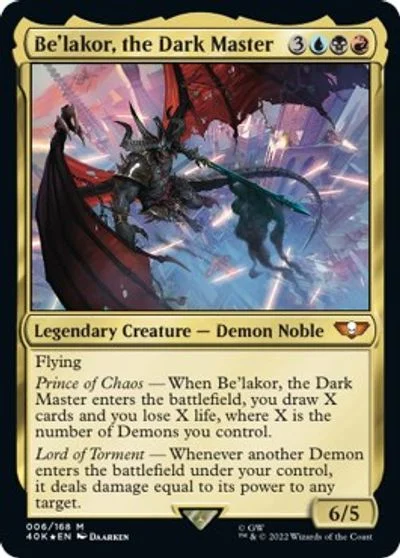 Be'lakor, the Dark Master [Surge Foil] #6