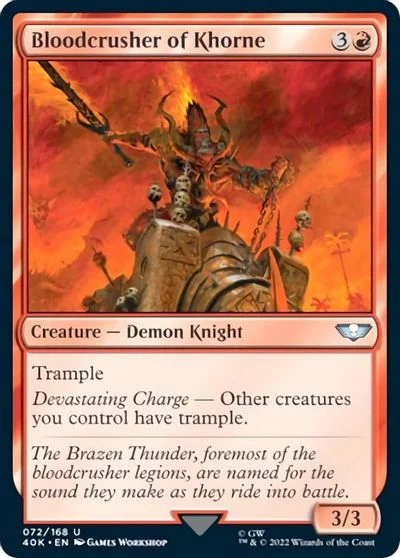 Bloodcrusher of Khorne [Surge Foil] #72