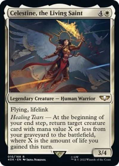Celestine, the Living Saint [Surge Foil] #10