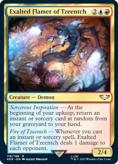 Exalted Flamer of Tzeentch [Surge Foil] #119