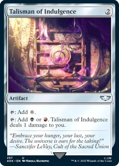 Talisman of Indulgence [Surge Foil] #257