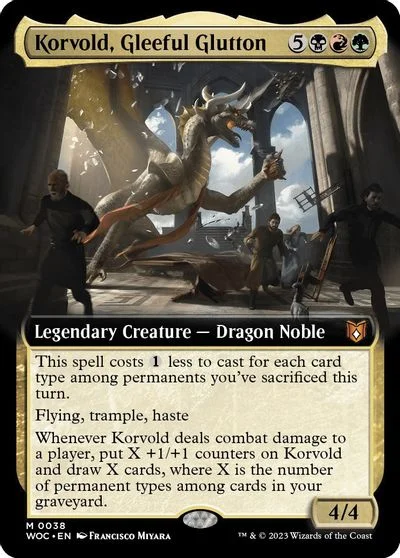 Korvold, Gleeful Glutton [Extended Art] #38