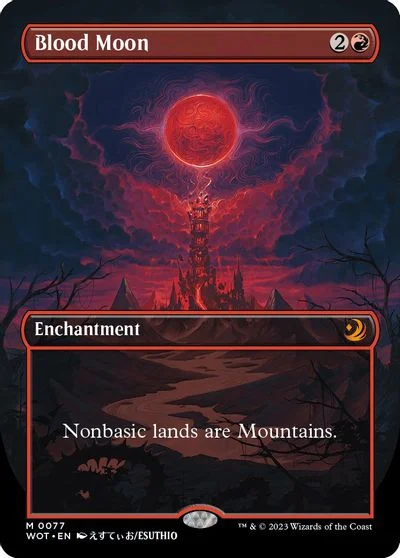 Blood Moon [Borderless Foil] #77