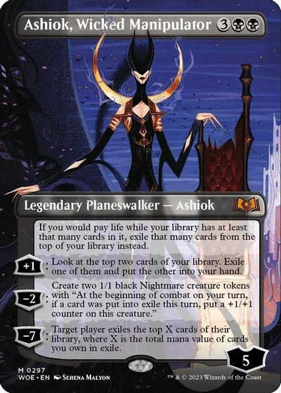 Ashiok, Wicked Manipulator [Borderless] #297