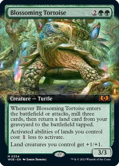 Blossoming Tortoise [Extended Art] #354