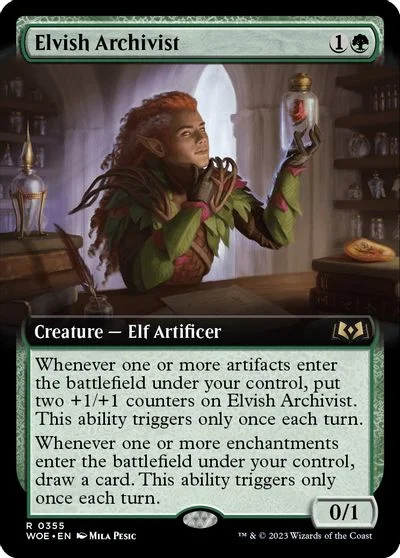 Elvish Archivist [Extended Art] #355