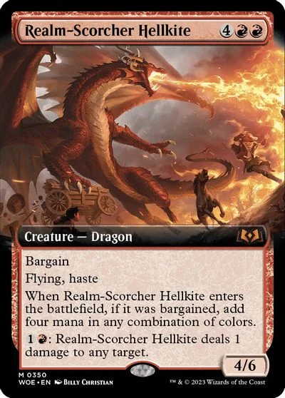 Realm-Scorcher Hellkite [Extended Art] #350