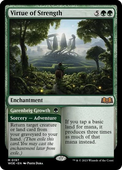 Virtue Of Strength // Garenbrig Growth [Foil] #197