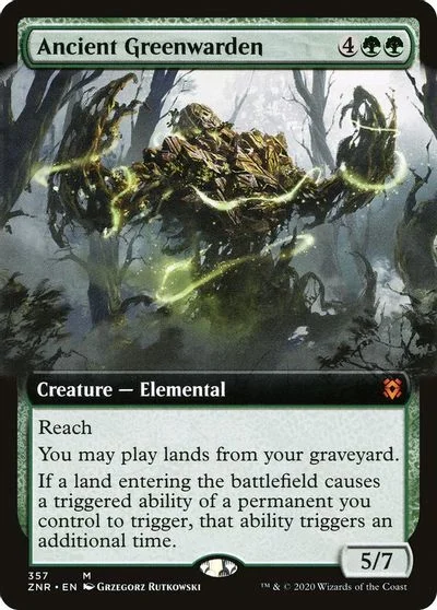 Ancient Greenwarden [Extended Art Foil] #357