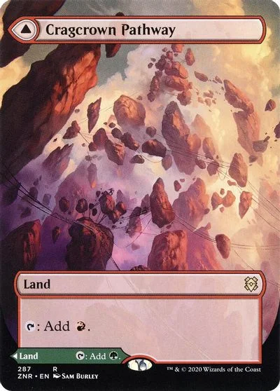 Cragcrown Pathway & Timbercrown Pathway [Borderless Foil] #287
