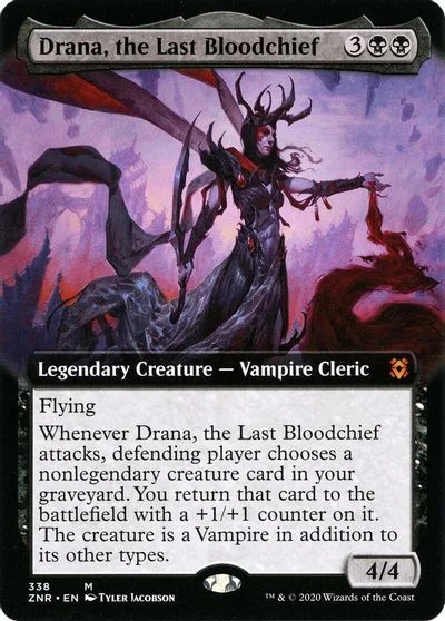 Drana, the Last Bloodchief [Extended Art Foil] #338