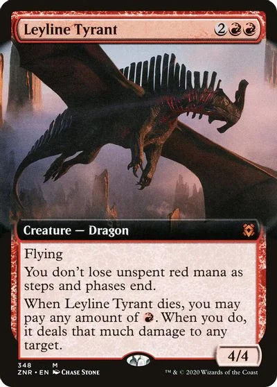 Leyline Tyrant [Extended Art Foil] #348