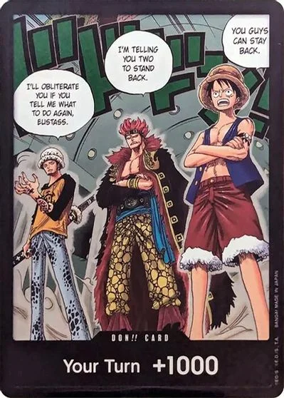 DON!! Card [Trafalgar Law, Eustass Kid And Monkey.D.Luffy]