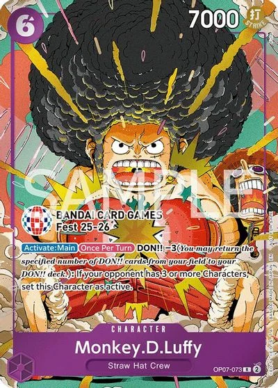 Monkey.D.Luffy [Bandai Card Games Fest] OP07-073