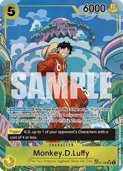 Monkey.D.Luffy [Treasure Rare] OP07-109