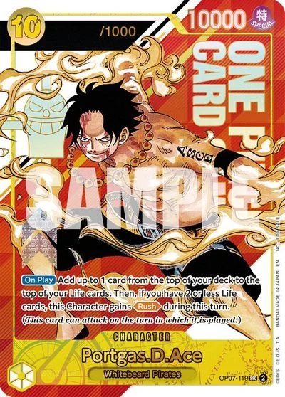 Portgas.D.Ace [Top Prize] OP07-119