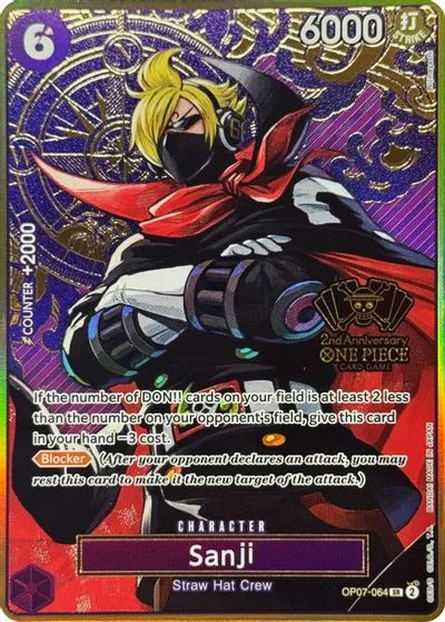 Sanji [2nd Anniversary] OP07-064