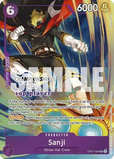 Sanji [Championship Top Player] OP07-064