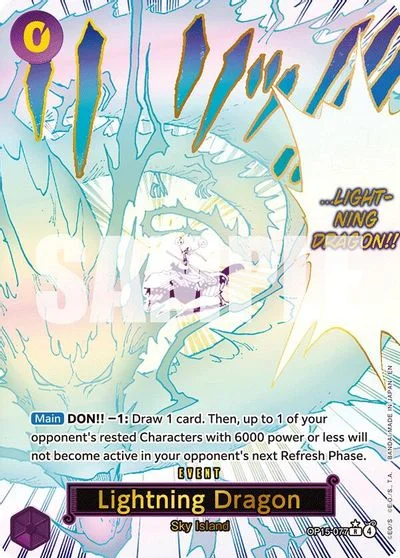 Lightning Dragon [Alternate Art] OP15-077