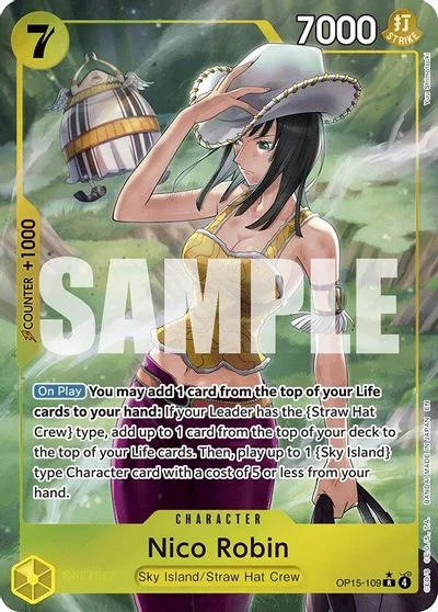 Nico Robin [Alternate Art] OP15-109