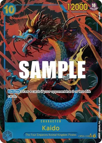 Kaido [Alternate Art] OP05-118