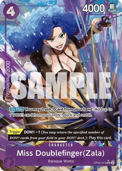 Miss Doublefinger (Zala) [Full Art PRB01] OP05-073