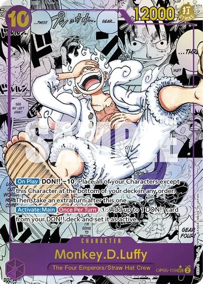 Monkey.D.Luffy [Alternate Art Manga] OP05-119