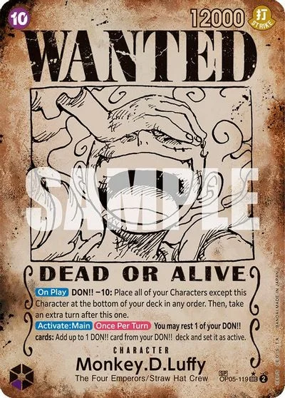 Monkey.D.Luffy [Wanted] OP05-119