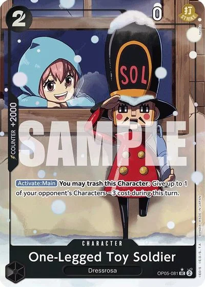 One-Legged Toy Soldier [Alternate Art PRB01] OP05-081
