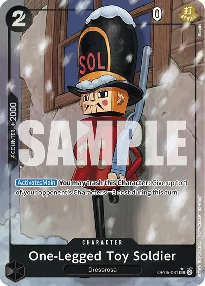 One-Legged Toy Soldier [Full Art PRB01] OP05-081