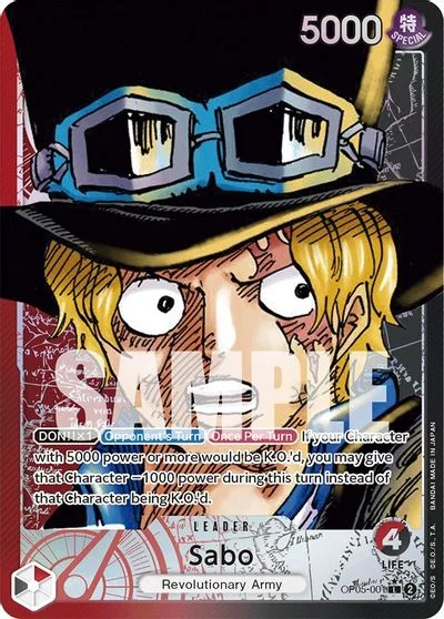 Sabo [Alternate Art] OP05-001