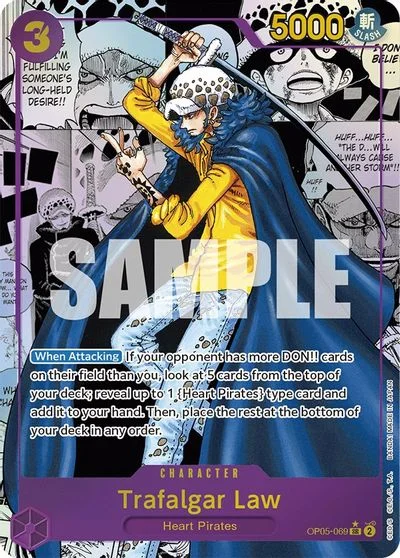 Trafalgar Law [Alternate Art Manga] OP05-069