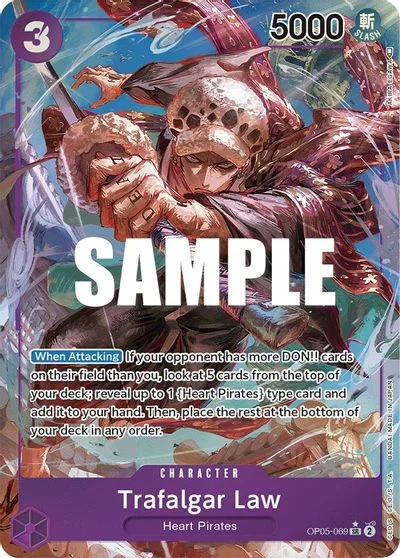Trafalgar Law [Alternate Art] OP05-069