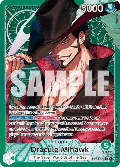 Dracule Mihawk [Alternate Art] OP14-020