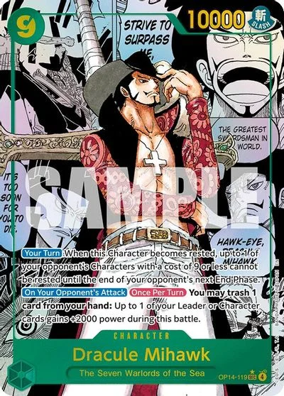 Dracule Mihawk [Manga] OP14-119