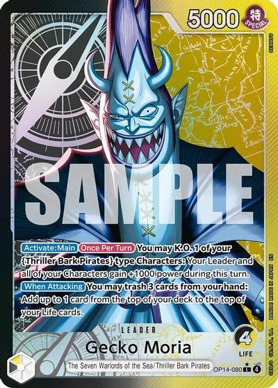 Gecko Moria [Alternate Art] OP14-080